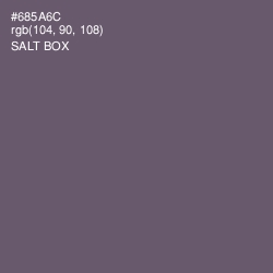 #685A6C - Salt Box Color Image